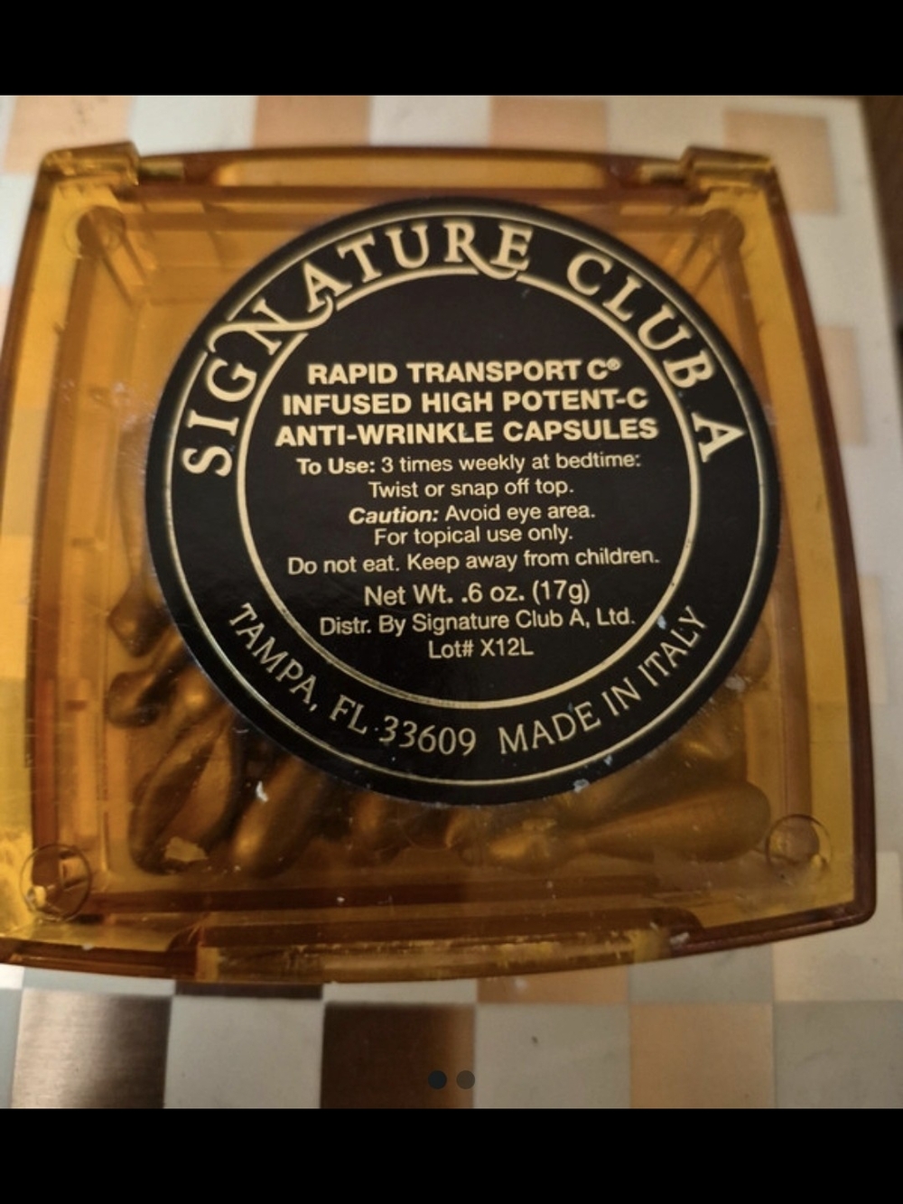 Rapid Transport C Anti-Wrinkle Capsules - Amber